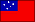 Samoa Flag, Link to 3D animated gif of Samoa
flag