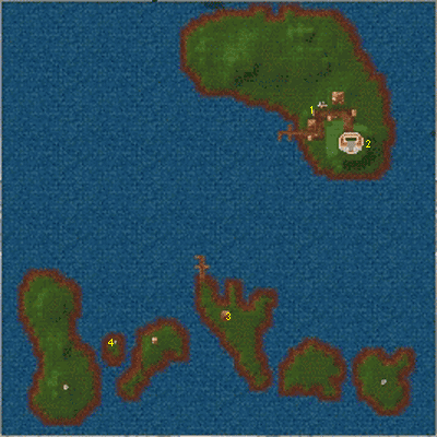 Map of Island North