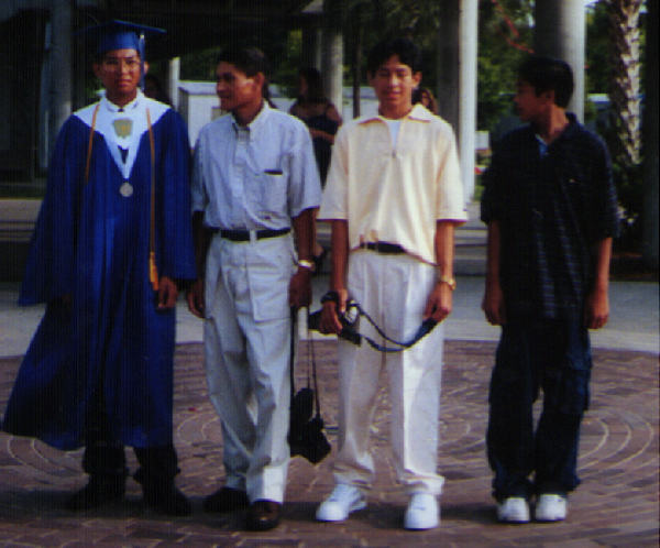 cliff, dad, jeff, and jun