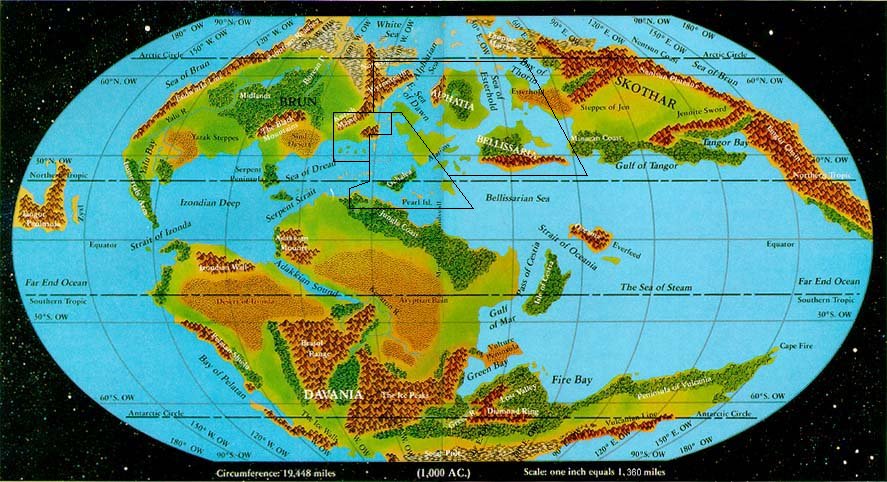 carte du monde extrieur