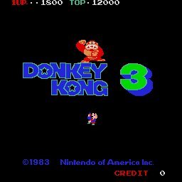 Donkey Kong 3 title screen