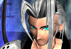 Sephiroth smirking coldly