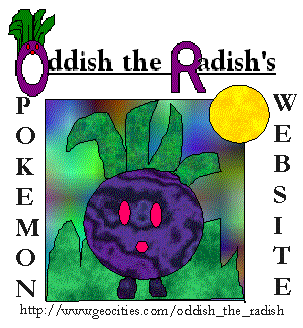 Hi! My name is oddish_the_radish! Thank you for coming to my site!