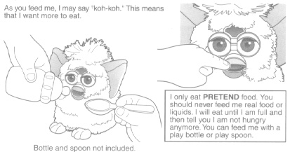 feeding Furby