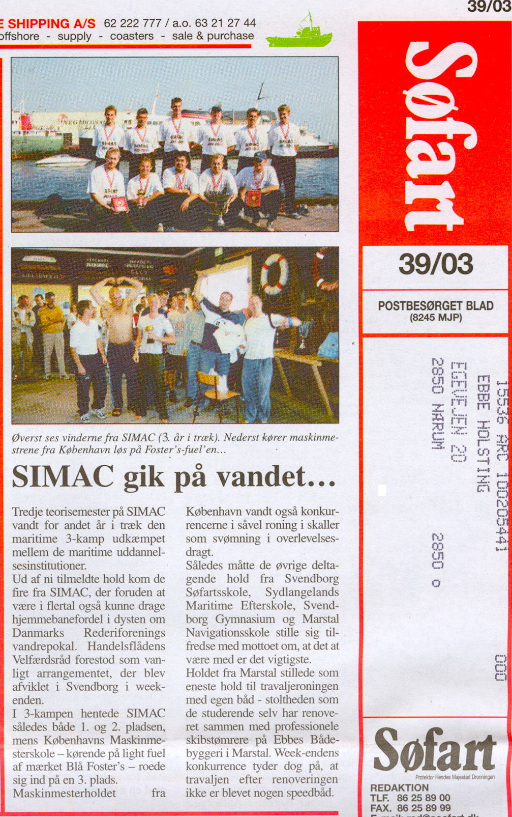 Travalje vinder 2003, 3.r i trk
