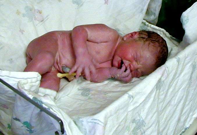 William David Timmins, newborn