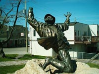 McIntyre Mine Statues