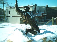 McIntyre Mine Statues