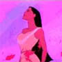 Pocahontas on a cliff