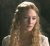 Galadriel showing her mirror to Frodo
