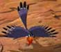Zazu bowing to the king