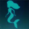 A mermaid sillouette