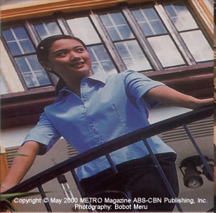 Copyright © May 2000 METRO Magazine ABS-CBN Publishing, Inc. Photography: Bobot Meru