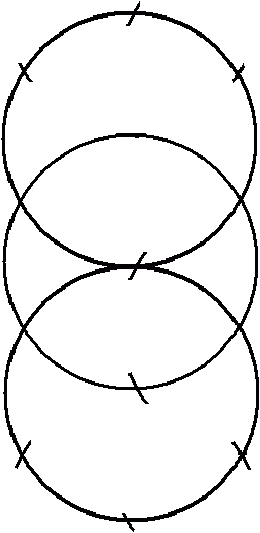 3 Three Circles and arcs.