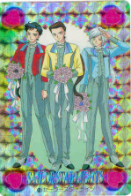 Three Lights with flowers