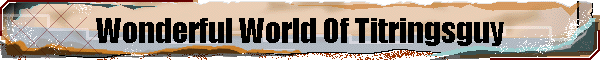 Wonderful World Of Titringsguy