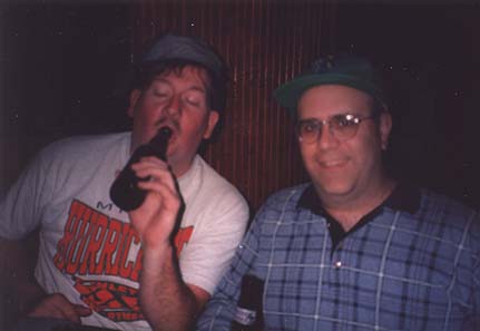 Jim Joe getting Aquanted with a Boston Beer