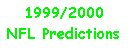 Shortcut to 1999-2000 Predictions