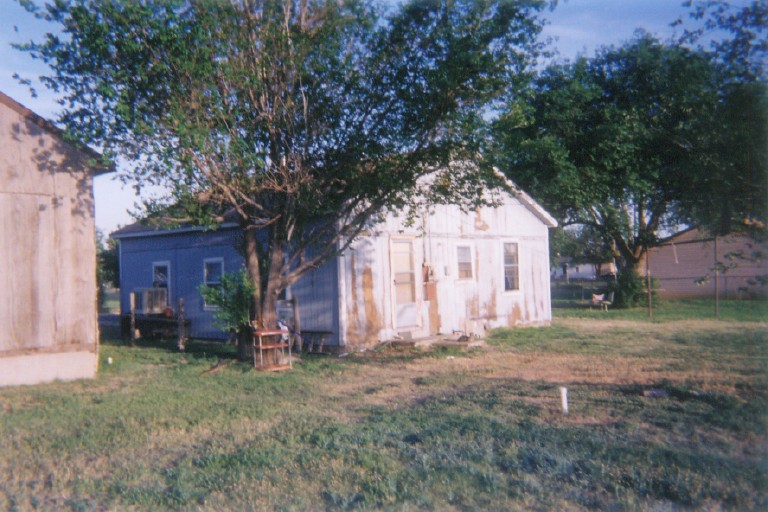 Back view of home house