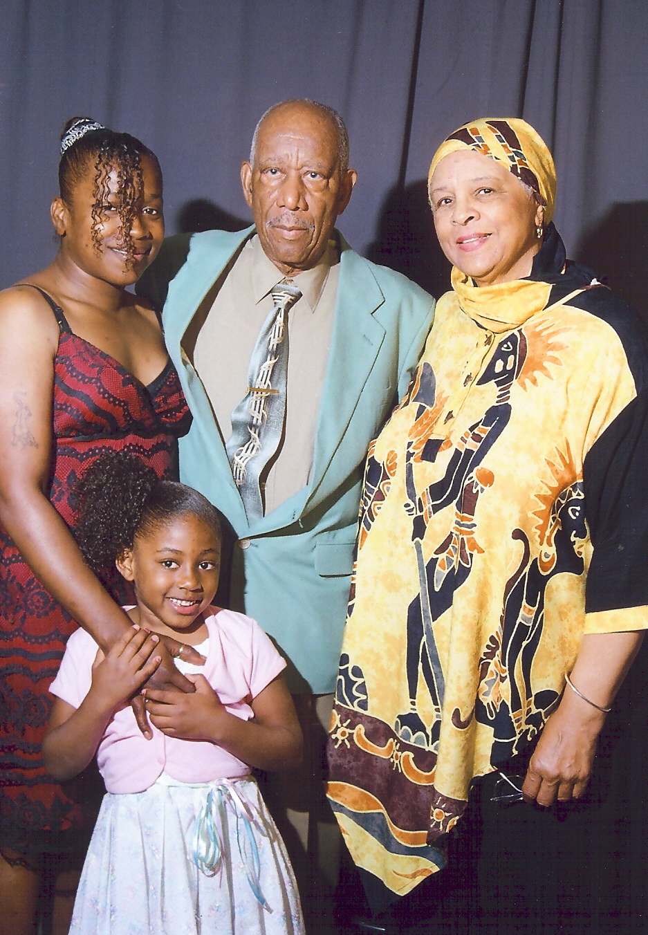 Eddie & great-grans, and TJ Haynes-Johnson