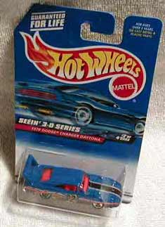 Hot Wheels Seein 3-D Series 1970 Dodge Charger Daytona