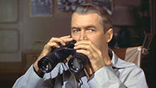 James Stewart with Binoculars
