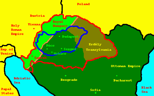 Великая венгрия карта