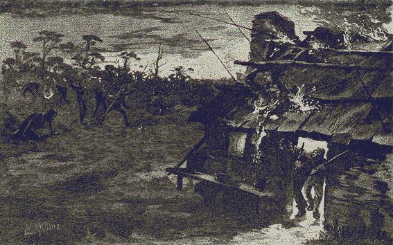 329 A Night Attack by Blacks