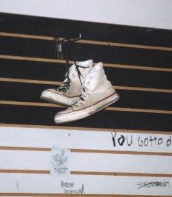 *shoes on the wall of Midgard