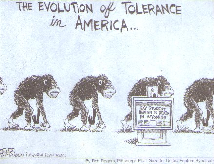Evolution of tolerance graphic