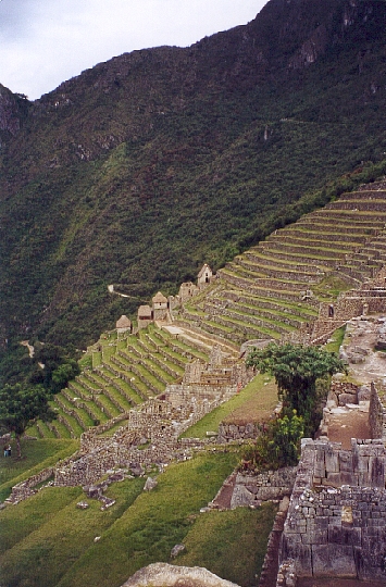 Una vista de Machu Picchu