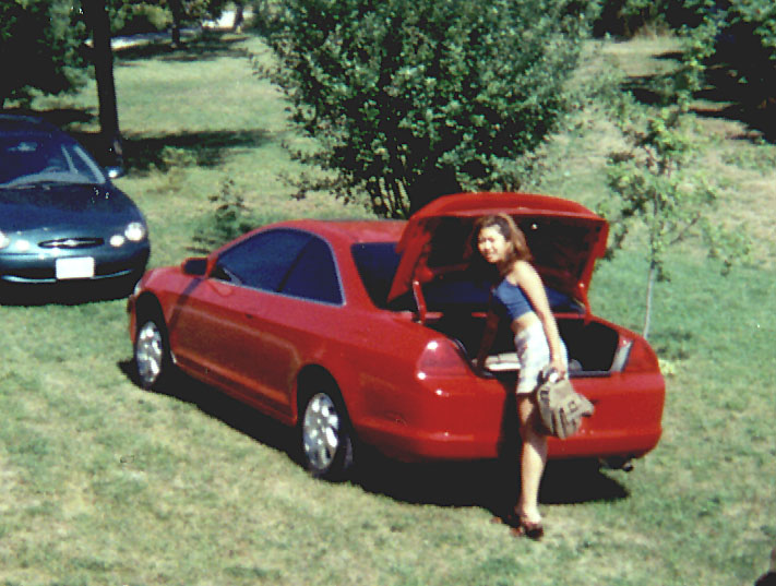 Kristine and her Car