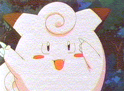 Clefairy dances to the music