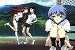Shinji looks scared, doesn't he?