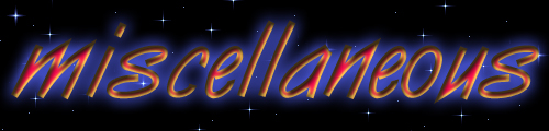Anime World - Miscellaneous