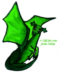 This cute dragon was a gift.