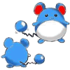 Mariru, the plump blue Pikachu