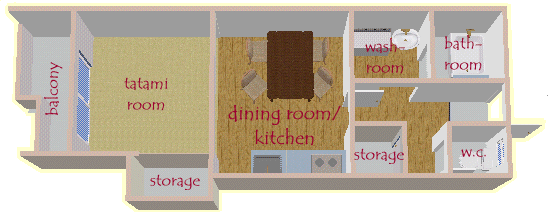 Itozu apartment - 3D model
