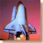 Rocket night show at SpaceWorld