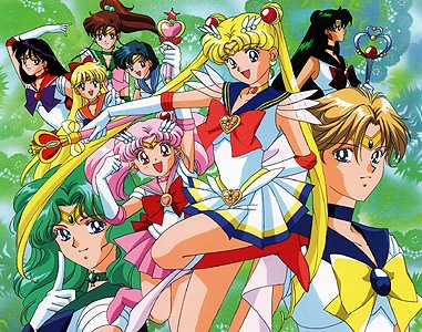 Las nueve Sailors de SMS, contando a la Chibi