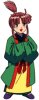 Chiriko standing with costume on. Looks cute JPEG 10KB