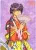 Nuriko dressed up with a fan JPEG 42KB