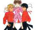 Tamahome and Tasuki carrying Miaka JPEG 141KB