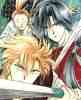 Tasuki, Chichiri, and Hotohori, ready to fight  JPEG 106KB