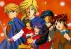 Yui and Nakago, with a bunch of Suzaku Seishis JPEG 163KB