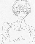A person grinning in a 'Toriyama' style