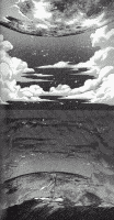 What does Kakyou see under the moon in his dreams?