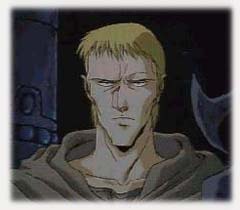Slayn's kinda angular and has thinning blond hair. He's the tallest of the six.