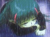 Kid Fiore collapses in the rain