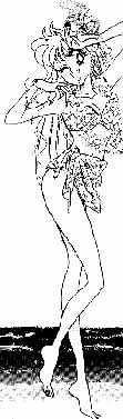 Minako como hawaiana